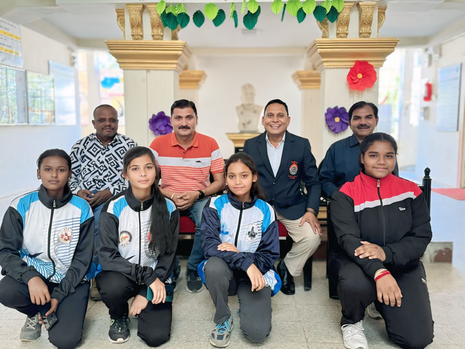 राष्ट्रीय डॉजबॉल स्पर्धेसाठी अमरावतीच्या तृष्णा,अंशिका, श्रावणी,स्वस्तिका यांची निवड