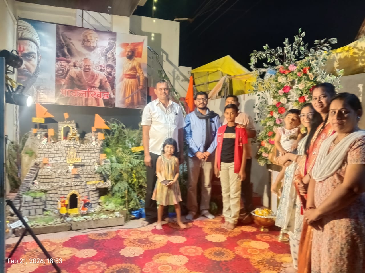 राज्यस्तरीय घरगुती शिवजयंती सजावट स्पर्धेला राज्यभरातून उत्स्फूर्त प्रतिसाद